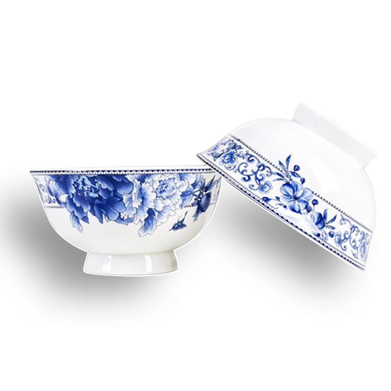 Jingdezhen 4.5-inch anti-hot bowl rice bowl creative instant noodles bone porcelain bowl blue and white porcelain bowls
Jingdezhen 4.5-inch anti-hot bowl rice bowl creative instant noodles bone porcelain bowl blue and white porcelain bowls