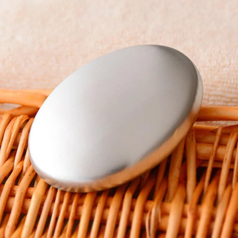 Oval Shape Stainless Steel Soap Durable Magic Eliminating Garlic Onion Odor Soap Deodorize Odor Remover Kitchen Utensils
Oval Shape Stainless Steel Soap Durable Magic Eliminating Garlic Onion Odor Soap Deodorize Odor Remover Kitchen Utensils