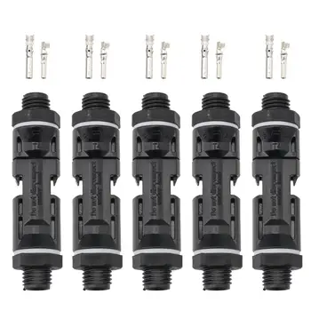 5 pairs Photovoltaic Panel Plug Connector PV Combiner Box Waterproof Plug for wide range of DC Applications Simple Plug/Play
5 pairs Photovoltaic Panel Plug Connector PV Combiner Box Waterproof Plug for wide range of DC Applications Simple Plug/Play