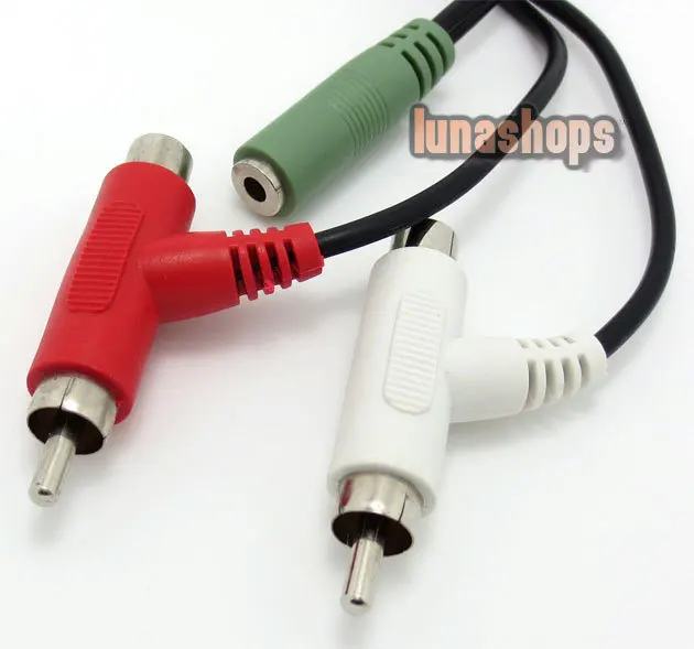 LN003424 3.5mm Stereo Female To RCA AV Male + Female Splitter OFC Coppper for Turtle Beach Cable Adapter
LN003424 3.5mm Stereo Female To RCA AV Male + Female Splitter OFC Coppper for Turtle Beach Cable Adapter
