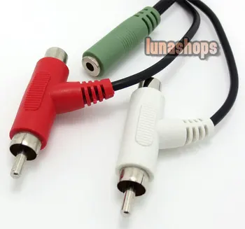 LN003424 3.5mm Stereo Female To RCA AV Male + Female Splitter OFC Coppper for Turtle Beach Cable Adapter
LN003424 3.5mm Stereo Female To RCA AV Male + Female Splitter OFC Coppper for Turtle Beach Cable Adapter