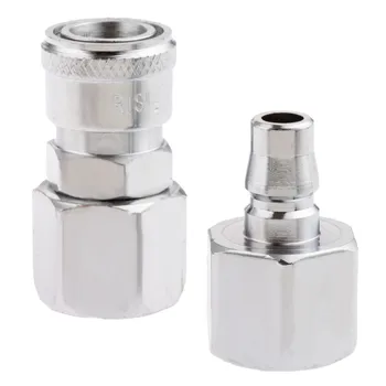 2Pcs Pneumatic Parts Euro Air Line Hose Compressor Connector Quick Release 1/2" BSP Female Thread Coupler Connector Fittings
2Pcs Pneumatic Parts Euro Air Line Hose Compressor Connector Quick Release 1/2" BSP Female Thread Coupler Connector Fittings