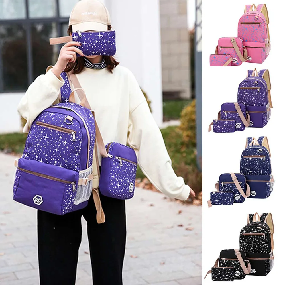 3Pcs Large capacity multi-pocket backpack Star Backpack+ Shoulder Bag+Card Package
3Pcs Large capacity multi-pocket backpack Star Backpack+ Shoulder Bag+Card Package