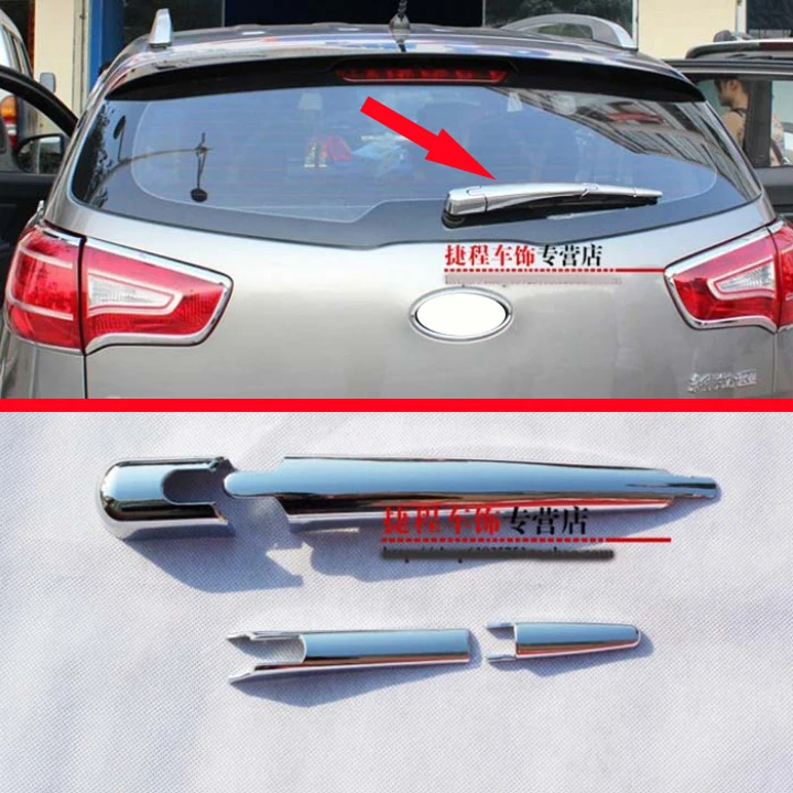 For 2010 2011 2012 2013 2014 2015 Kia Sportage ABS Chrome Rear Window Wiper Nozzle Trim 4 pcs Car Accessories Stickers W4
For 2010 2011 2012 2013 2014 2015 Kia Sportage ABS Chrome Rear Window Wiper Nozzle Trim 4 pcs Car Accessories Stickers W4