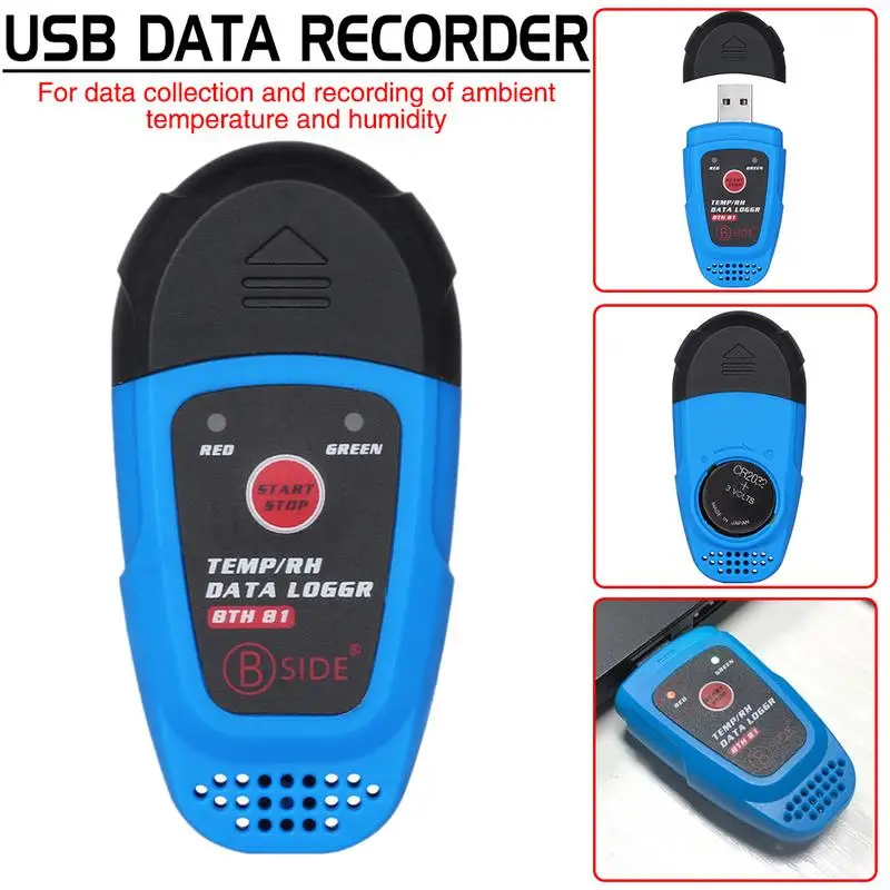 

BTH81 Temperature And Humidity Data Recorder USB Automatic Data Recorder Refrigeration Cold Chain Transport Thermometer