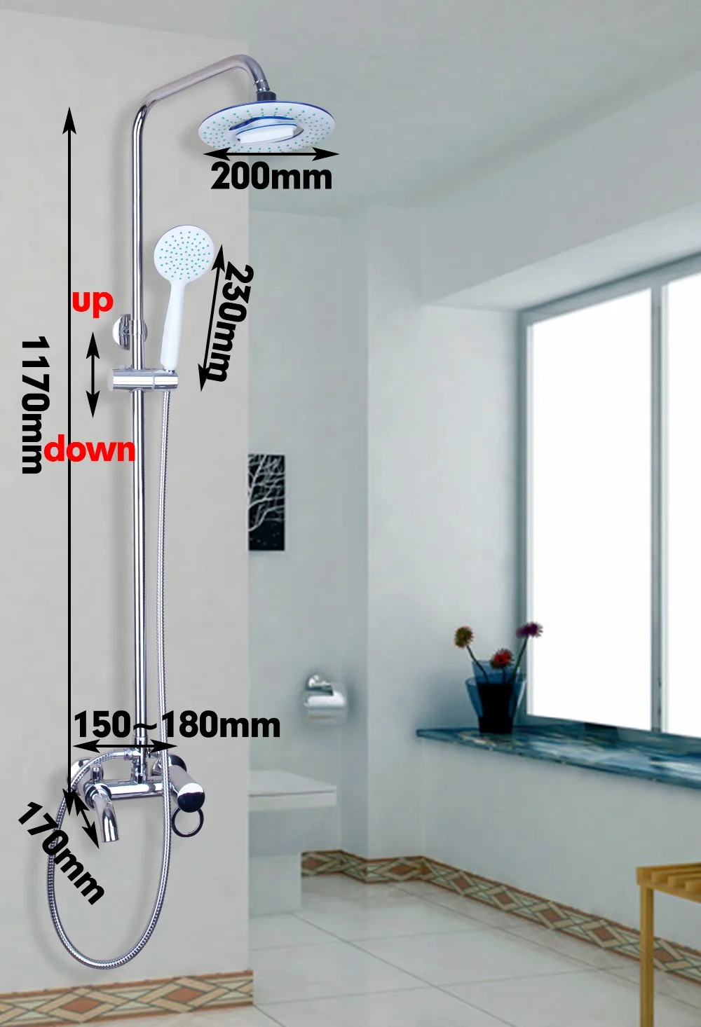 Bathroom Faucets Mixer Tap Wall Mounted Single Handle Shower Sets Polished Chrome Bathroom Faucet Tap
Bathroom Faucets Mixer Tap Wall Mounted Single Handle Shower Sets Polished Chrome Bathroom Faucet Tap