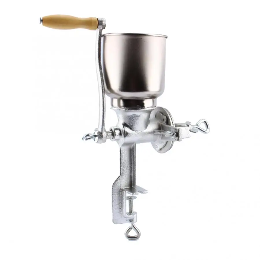 Spice Mill Kitchen Tools Manual Grain Grinder Table Clamp Corn Mill Flour Maker Wheat Grain Nut Mill Cast Iron Hand Portable
Spice Mill Kitchen Tools Manual Grain Grinder Table Clamp Corn Mill Flour Maker Wheat Grain Nut Mill Cast Iron Hand Portable
