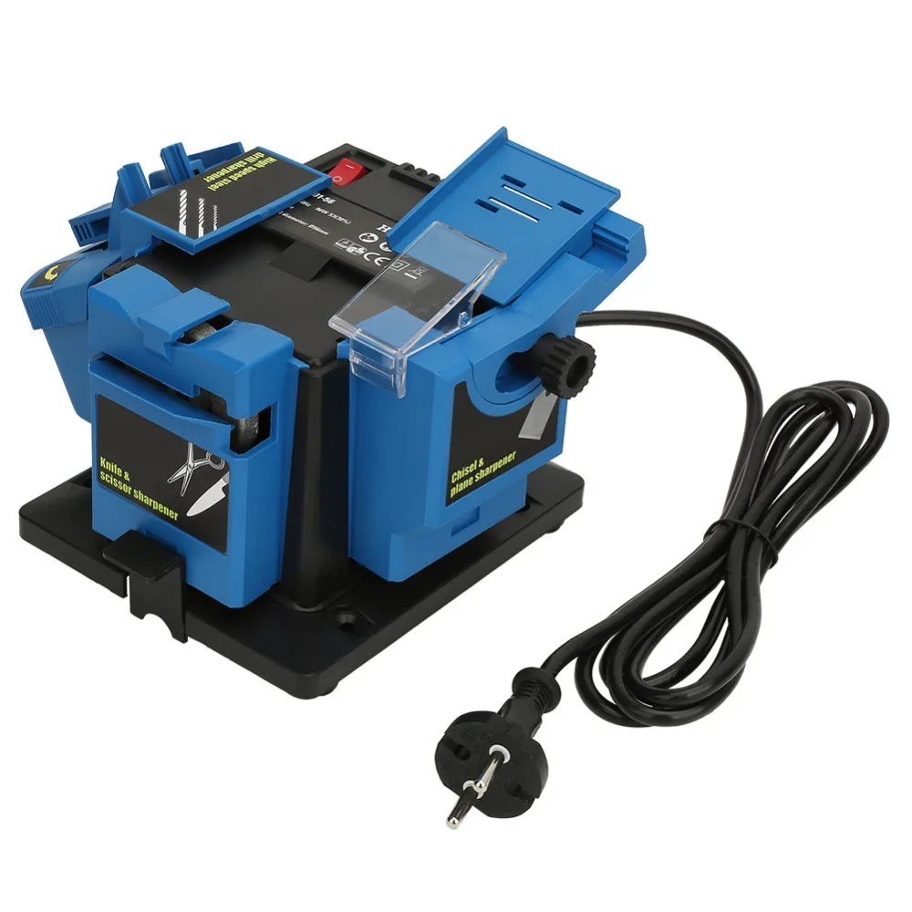 Electric Tool Sharpener 96W Multi-function Electric Knife Grinder Scissors Tool Sharpener Grinding Machine EU Plug 220V
Electric Tool Sharpener 96W Multi-function Electric Knife Grinder Scissors Tool Sharpener Grinding Machine EU Plug 220V