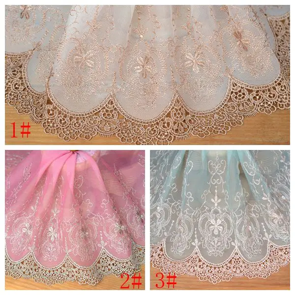 Clothing accessories Elegant white gauze water soluble embroidery lace 18.5 cm wide H1802
Clothing accessories Elegant white gauze water soluble embroidery lace 18.5 cm wide H1802