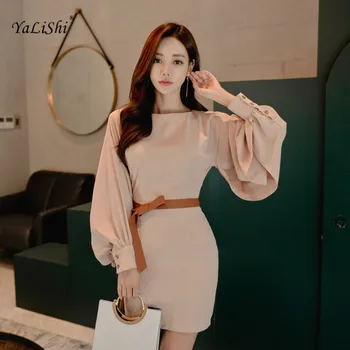 2018 Solid Bodycon Bandage Dress Women Khaki Long Lantern Sleeve O-neck Elegant Party Mini Dress Autumn Office Dresses Vestidos
2018 Solid Bodycon Bandage Dress Women Khaki Long Lantern Sleeve O-neck Elegant Party Mini Dress Autumn Office Dresses Vestidos