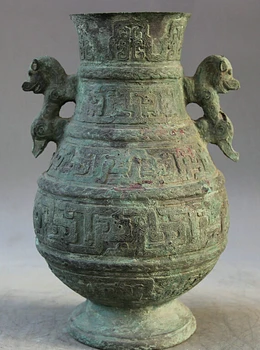 USPS to USA S2336 12" Old Chinese Bronze Folk Beast handle vessel Bottle Vase kettle Pot Jar Crock
USPS to USA S2336 12" Old Chinese Bronze Folk Beast handle vessel Bottle Vase kettle Pot Jar Crock