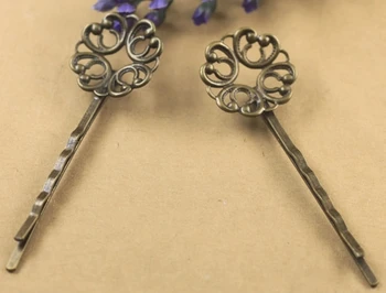 bronze plated 21mm flower filigree wire with 55cm length simple hair clip bobby pin for diy accessories
bronze plated 21mm flower filigree wire with 55cm length simple hair clip bobby pin for diy accessories