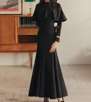 European style 2019 New arrivals summer Spring fashion women clothes temperament solid color slim vintage dress T3142
European style 2019 New arrivals summer Spring fashion women clothes temperament solid color slim vintage dress T3142