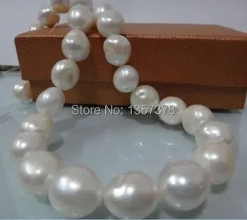 bjc 000337 12-13MM NATURL SOUTH SEA GENUINE WHITE BAROQUE PEARL NECKLACE 14K
bjc 000337 12-13MM NATURL SOUTH SEA GENUINE WHITE BAROQUE PEARL NECKLACE 14K