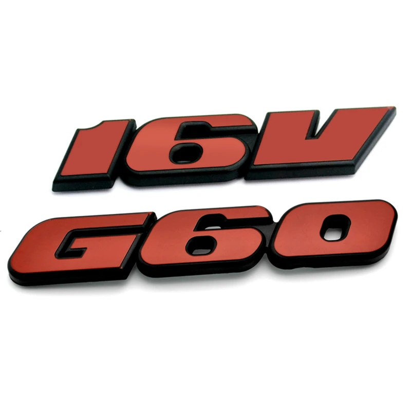 G60 & 16V Car Emblem Auto Styling Rear Boot Trunk ABS Plastic Badge Sticker For Corrado MK2
G60 & 16V Car Emblem Auto Styling Rear Boot Trunk ABS Plastic Badge Sticker For Corrado MK2
