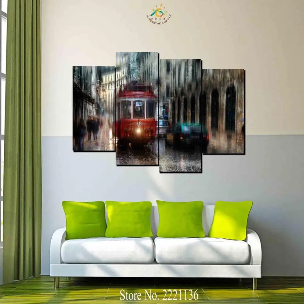 4 Pieces London Street Bus Modern Wall Art Canvas Printed Painting HD Prints Modular Poster Wall Pictures for Home Decor
4 Pieces London Street Bus Modern Wall Art Canvas Printed Painting HD Prints Modular Poster Wall Pictures for Home Decor