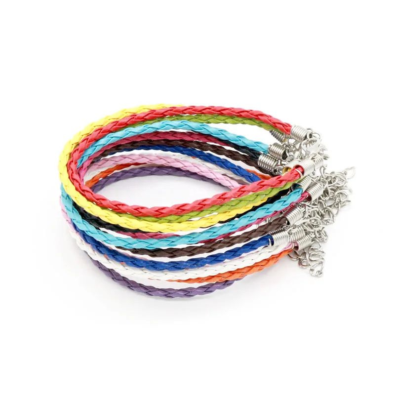 Mixcolor Bracelet 12pcs/lot PU Leather with Metal 18+5cm Colorful Bracelet Handmade DIY Girl Bracelet Accessories for Jewelry
Mixcolor Bracelet 12pcs/lot PU Leather with Metal 18+5cm Colorful Bracelet Handmade DIY Girl Bracelet Accessories for Jewelry