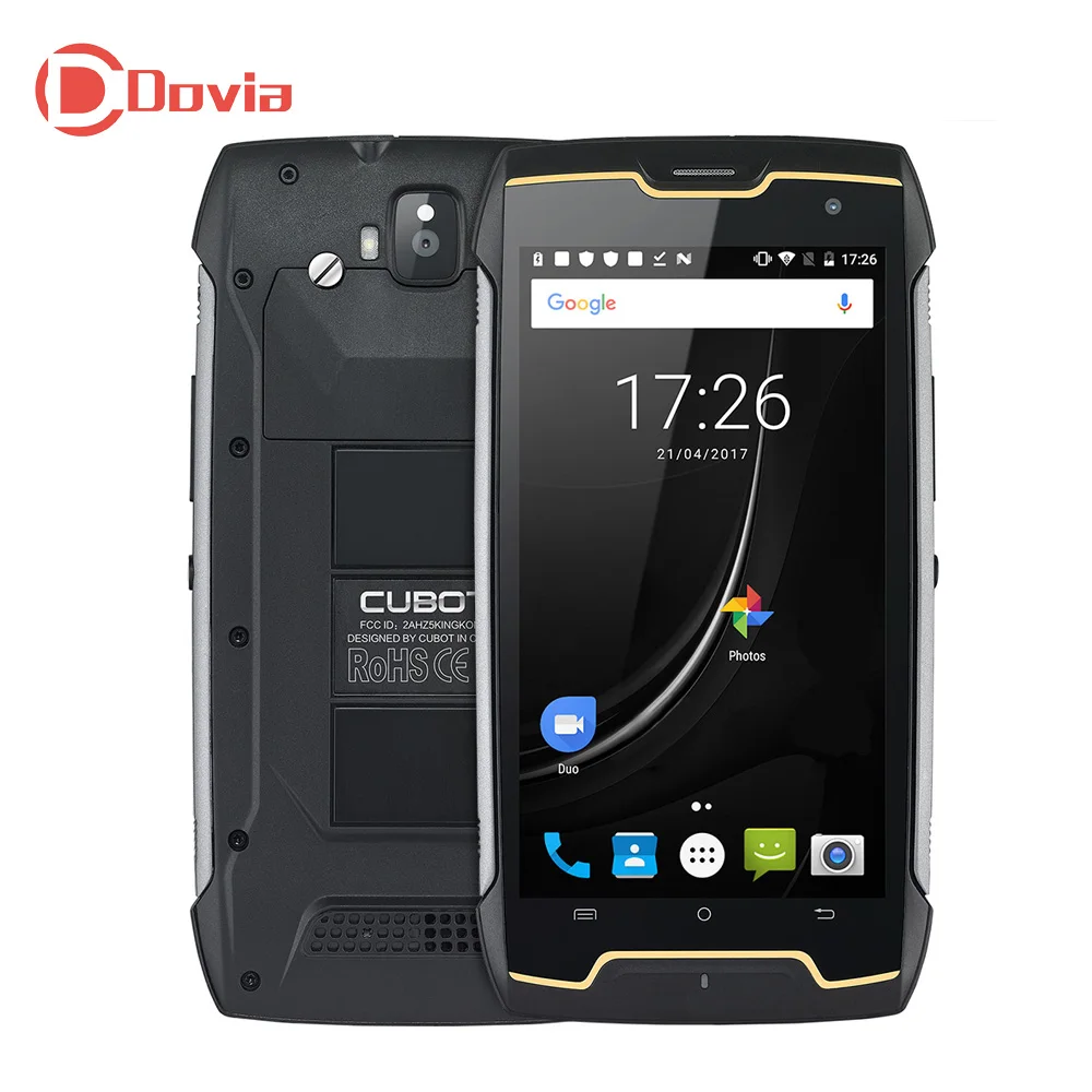 

CUBOT Kingkong 3G Smartphone Android 7.0 5.0 inch MTK6580 Quad Core 1.3GHz 2GB RAM 16GB ROM IP67 Waterproof 4400mAh Battery