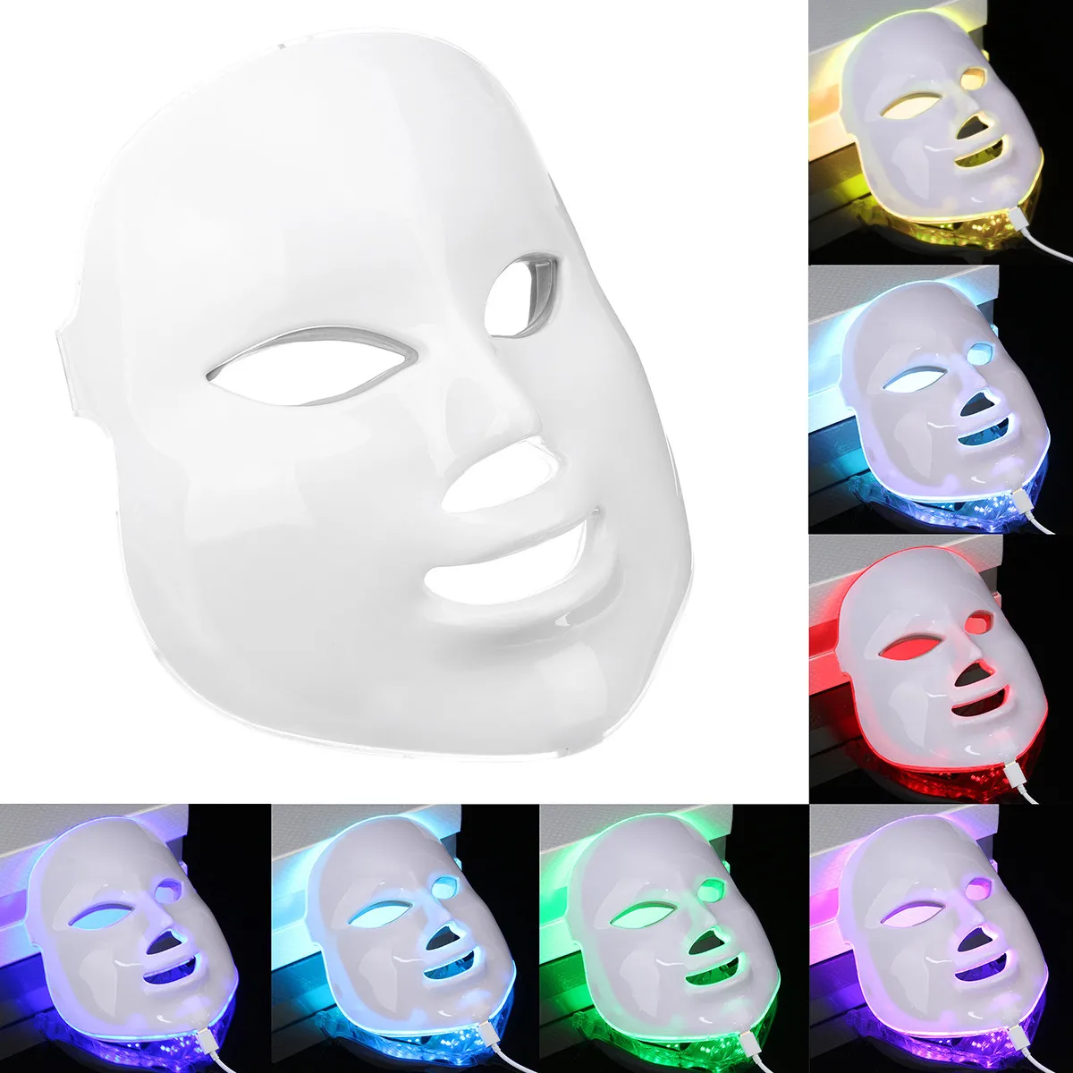 7 Colors Light Photon Skin Rejuvenation Device Therapy beauty salon Anti-Aging Wrinkle Removal Skin PDT LED Electric Facial Mask
7 Colors Light Photon Skin Rejuvenation Device Therapy beauty salon Anti-Aging Wrinkle Removal Skin PDT LED Electric Facial Mask