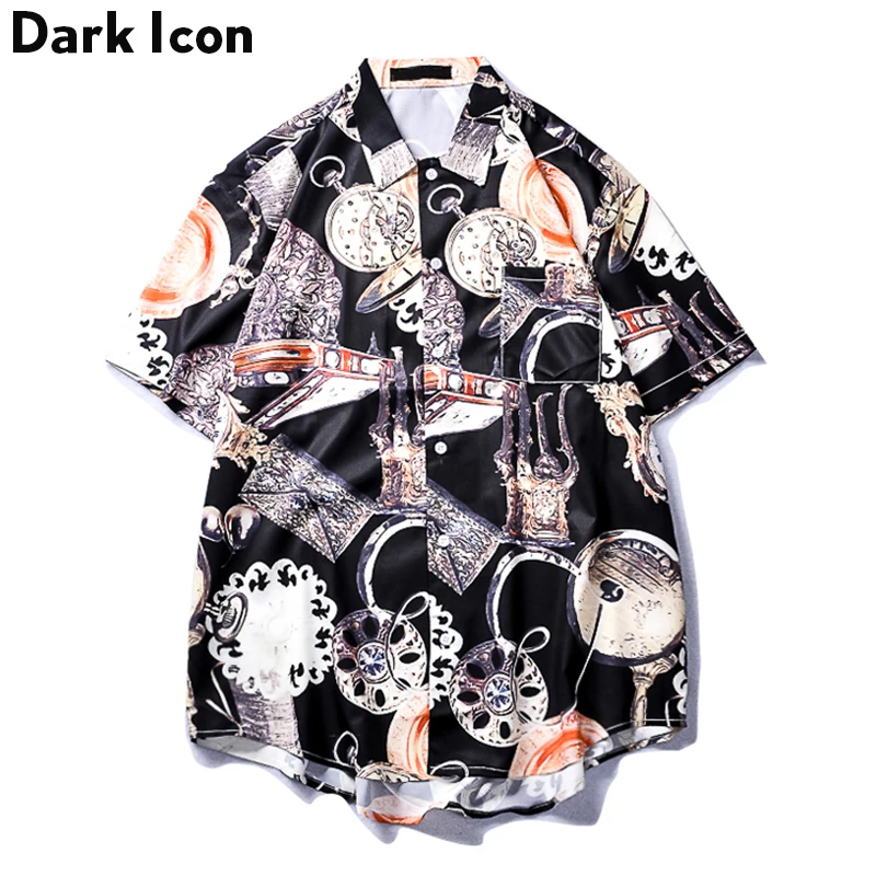 Dark Icon Hawaii Style Beach Vacation Shirt Men Tropical Men's Shirts 2019 Summer Hip Hop Shirt Man Tops
Dark Icon Hawaii Style Beach Vacation Shirt Men Tropical Men's Shirts 2019 Summer Hip Hop Shirt Man Tops