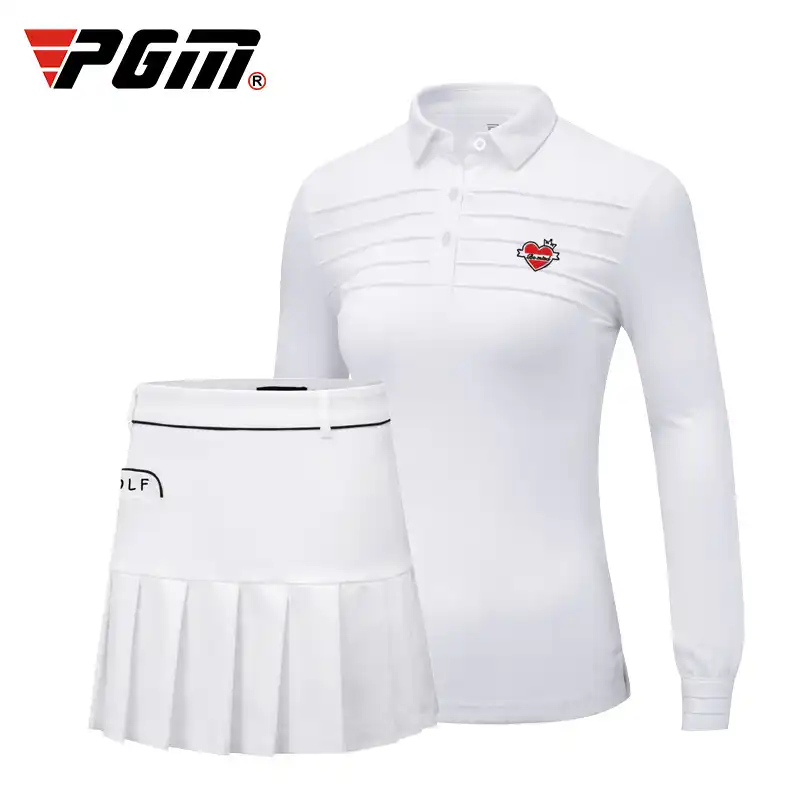 ladies golf long sleeve polo shirts