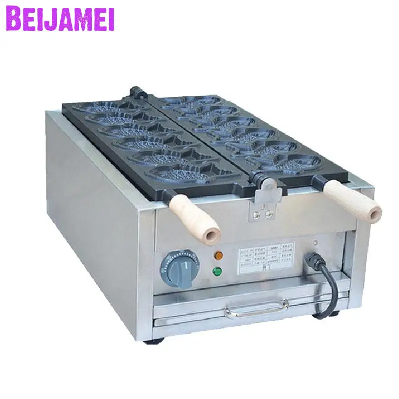 BEIJAMEI Factory price 110v 220v automatic fish shape Taiyaki cake machine Commercial Electric Taiyaki Waffle Making Machine
BEIJAMEI Factory price 110v 220v automatic fish shape Taiyaki cake machine Commercial Electric Taiyaki Waffle Making Machine
