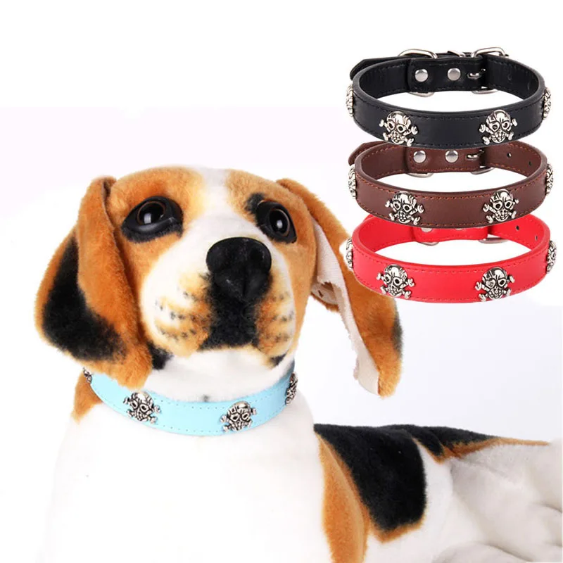 Small Dog Collar PU Leather Pet Puppy Skull Studded Collar for Chihuahua Poodle Yorkshire Terrier Adjustable Kitten Cat Collar
Small Dog Collar PU Leather Pet Puppy Skull Studded Collar for Chihuahua Poodle Yorkshire Terrier Adjustable Kitten Cat Collar
