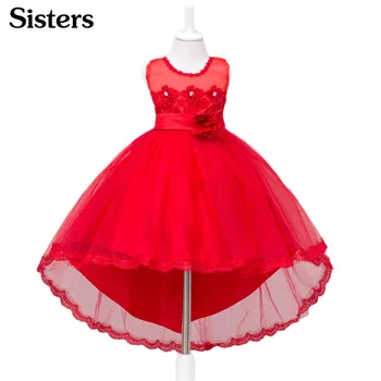 SISRERS 2018 Girls Dress Princess Yarn Long Tail Flower Back Big Bow Fashion Lace Stitching High Quality Party Apparel
SISRERS 2018 Girls Dress Princess Yarn Long Tail Flower Back Big Bow Fashion Lace Stitching High Quality Party Apparel
