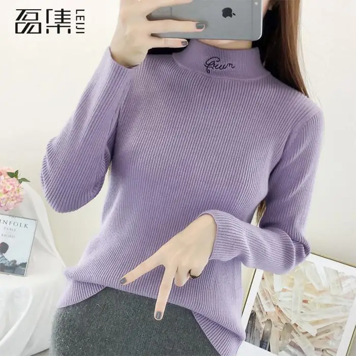 Embroidery Sweater Women Plus Size Turtleneck Computer Knitted long Autumn Winter Femme Elasticity Pullovers
Embroidery Sweater Women Plus Size Turtleneck Computer Knitted long Autumn Winter Femme Elasticity Pullovers