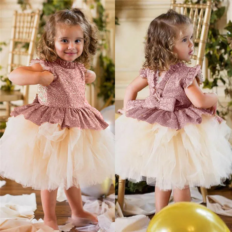 2019 Hot Summer Princess Baby Kids Girl Bowknot Lace Sequin Dress Wedding Party Tutu Dresses
2019 Hot Summer Princess Baby Kids Girl Bowknot Lace Sequin Dress Wedding Party Tutu Dresses