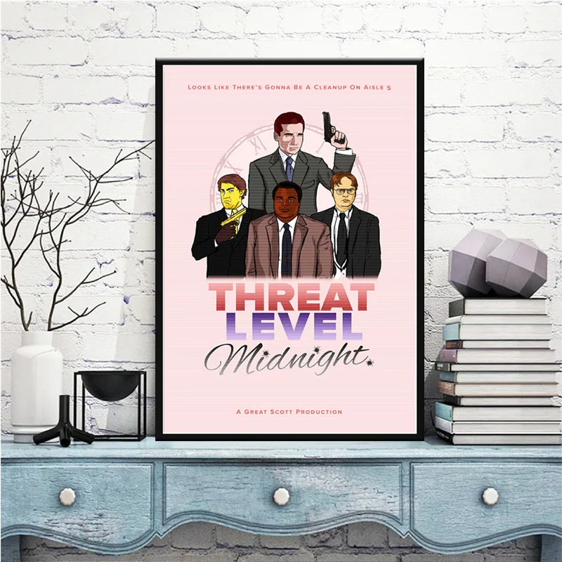 The Office Threat Level Midnight Characters Art Poster Canvas Painting Wall Picture Home Decor Posters and Prints
The Office Threat Level Midnight Characters Art Poster Canvas Painting Wall Picture Home Decor Posters and Prints