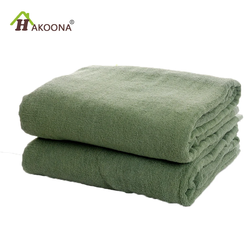 HAKOONA армейский зеленый полотенца-покрывала для взрослых спальня лето тонкие