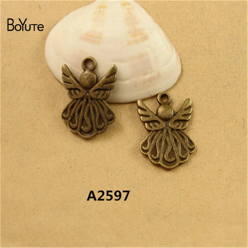 BoYuTe (50 Pieces /lot) 21*15MM Antique Bronze Plated Zinc Alloy Angel Pendant Charms Jewelry Making Diy Jewelry Findings
BoYuTe (50 Pieces /lot) 21*15MM Antique Bronze Plated Zinc Alloy Angel Pendant Charms Jewelry Making Diy Jewelry Findings
