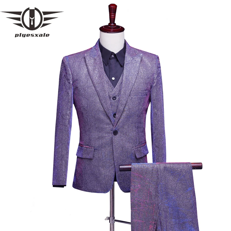 Plyesxale Discoloration Mens Suits Designers 2019 Vintage Wedding Party Prom Suits For Men Gray Blue Purple Stage Wear Q595
Plyesxale Discoloration Mens Suits Designers 2019 Vintage Wedding Party Prom Suits For Men Gray Blue Purple Stage Wear Q595