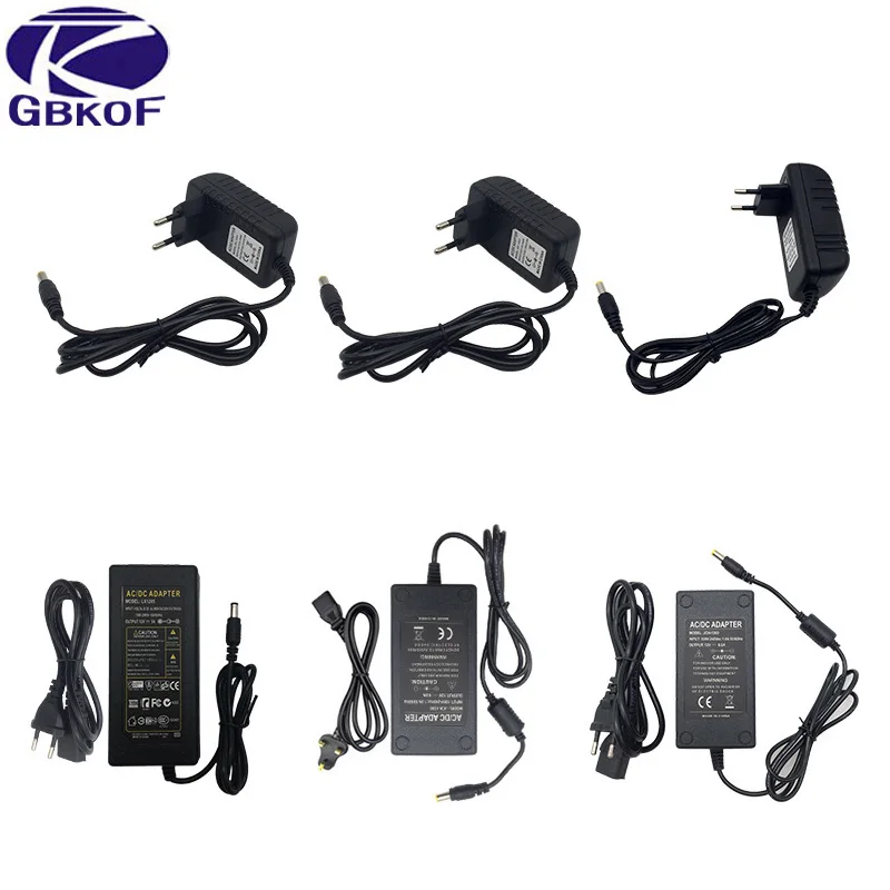 AC 100V-240V to DC 12V 1A 2A 3A 4A 5A 6A 8A lighting transformers Power Supply Adapter Converter Charger For LED Strip light
AC 100V-240V to DC 12V 1A 2A 3A 4A 5A 6A 8A lighting transformers Power Supply Adapter Converter Charger For LED Strip light