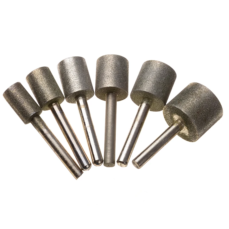 6PCS Cylindrical Graphite Rod Polished Diamond Shank Drill Bit Needle Grinding Carving 12/14/16/18/20/25mm Abrasive Tool
6PCS Cylindrical Graphite Rod Polished Diamond Shank Drill Bit Needle Grinding Carving 12/14/16/18/20/25mm Abrasive Tool