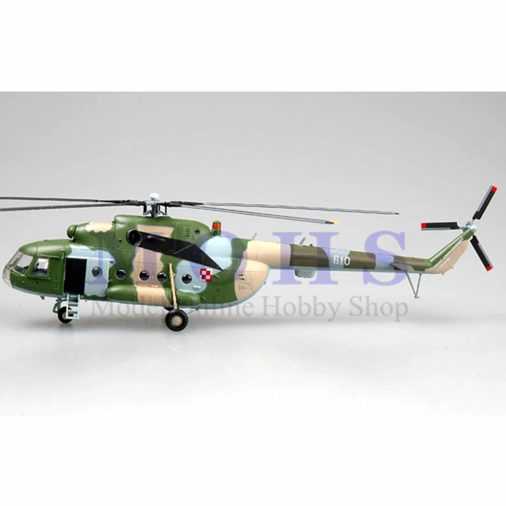 EASY MODEL scale model 37042 1/72 scale assembled model helicopter finished scale heli Polish air force MI 8 Mi-8 T white 610
EASY MODEL scale model 37042 1/72 scale assembled model helicopter finished scale heli Polish air force MI 8 Mi-8 T white 610