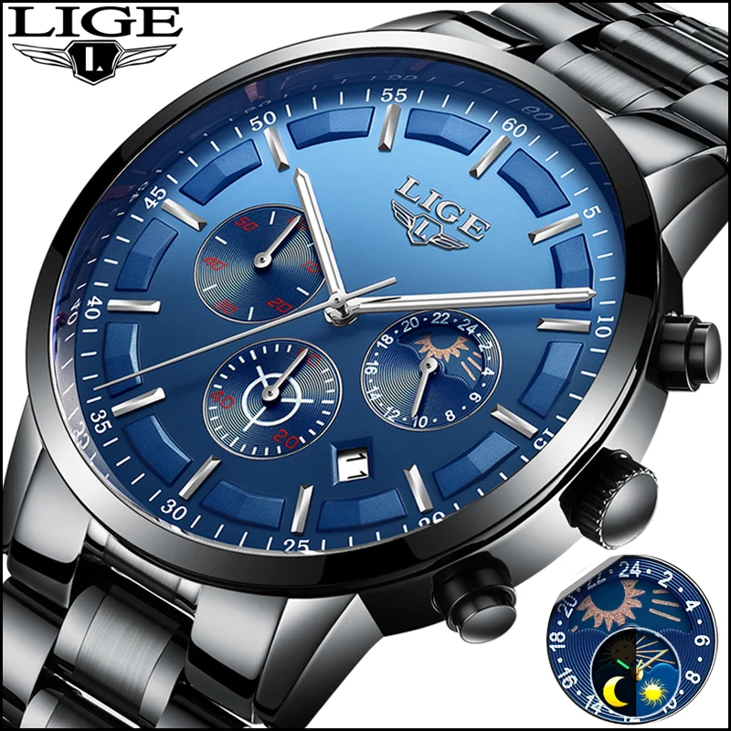 relojes hombre 2018 Watch Men Luxury Brand LIGE Chronograph Man Sport black Wristwatch Waterproof Quartz Watch Relogio Masculino
relojes hombre 2018 Watch Men Luxury Brand LIGE Chronograph Man Sport black Wristwatch Waterproof Quartz Watch Relogio Masculino