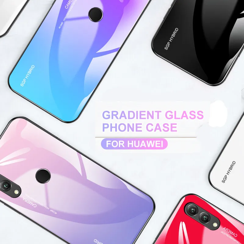 Gradient Tempered Glass Phone Case For Huawei P20 lite Pro Mate 20 X P10 Plus Lite Nova 3 3i Honor 8X Max 10 9 Lite Cases Cover
Gradient Tempered Glass Phone Case For Huawei P20 lite Pro Mate 20 X P10 Plus Lite Nova 3 3i Honor 8X Max 10 9 Lite Cases Cover