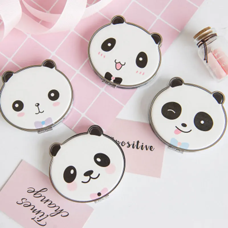 Pocket Mirrors Make Up Mirror New Style Mini Cute Panda Cat for Girls Student Portable Two-side Folding Cosmetic Makeup Mirror
Pocket Mirrors Make Up Mirror New Style Mini Cute Panda Cat for Girls Student Portable Two-side Folding Cosmetic Makeup Mirror