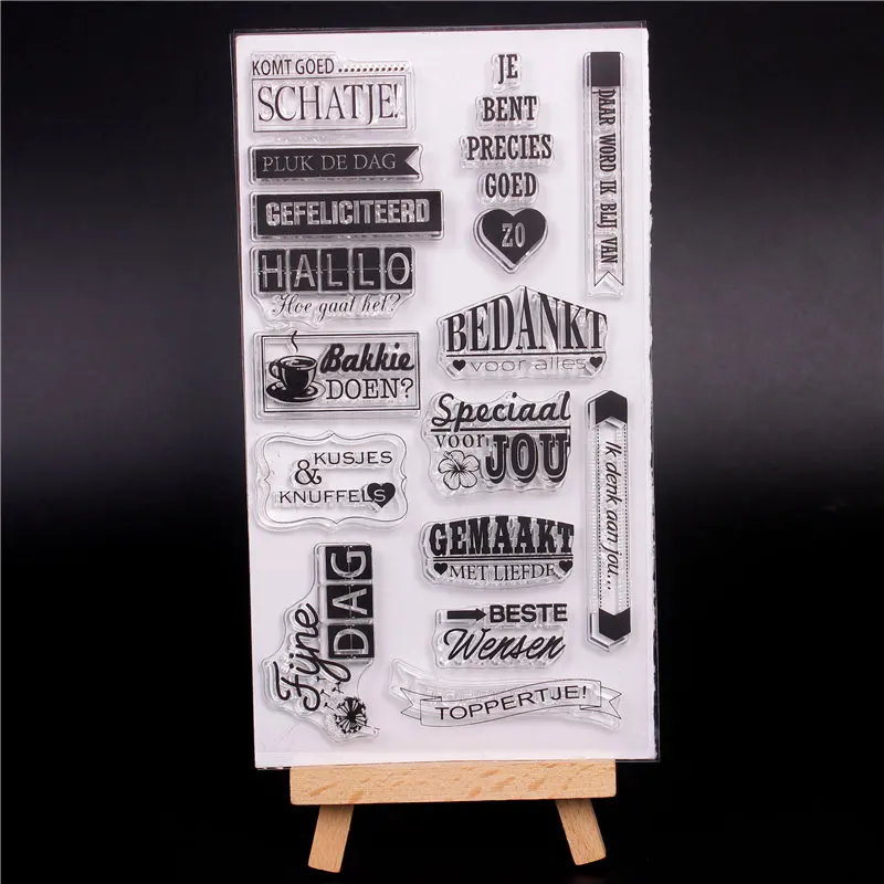 Dutch Word Transparent Clarity health Silicone Stamps DIY Scrapbooking Card Making diy photo Roller album Decorative Bookmark
Dutch Word Transparent Clarity health Silicone Stamps DIY Scrapbooking Card Making diy photo Roller album Decorative Bookmark