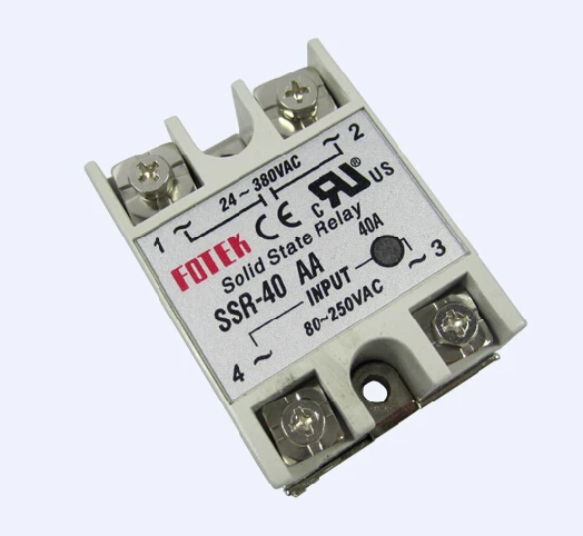 Free shipping! 2 pcs/lot, single phase 40A Solid State Relay SSR-40AA + SSR-40DA for IR6000 BGA rework station replacements
Free shipping! 2 pcs/lot, single phase 40A Solid State Relay SSR-40AA + SSR-40DA for IR6000 BGA rework station replacements