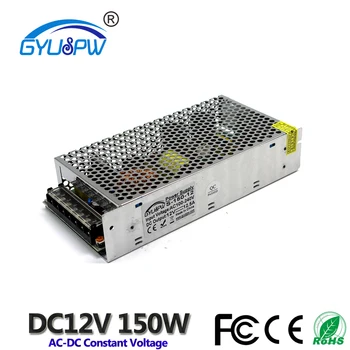 Power Supply DC 12V 12.5A 150W Led driver transformer 110V 220V AC to DC12V Switching Switch Power Adapter for RGB Strip Light
Power Supply DC 12V 12.5A 150W Led driver transformer 110V 220V AC to DC12V Switching Switch Power Adapter for RGB Strip Light