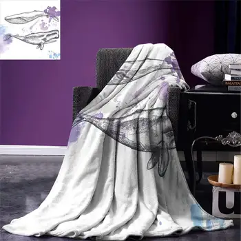 Blanket Grunge Ocean Mammals with Paintbrush Effects and Brushstroke Murky Artwork Warm Rectangle Blanket
Blanket Grunge Ocean Mammals with Paintbrush Effects and Brushstroke Murky Artwork Warm Rectangle Blanket