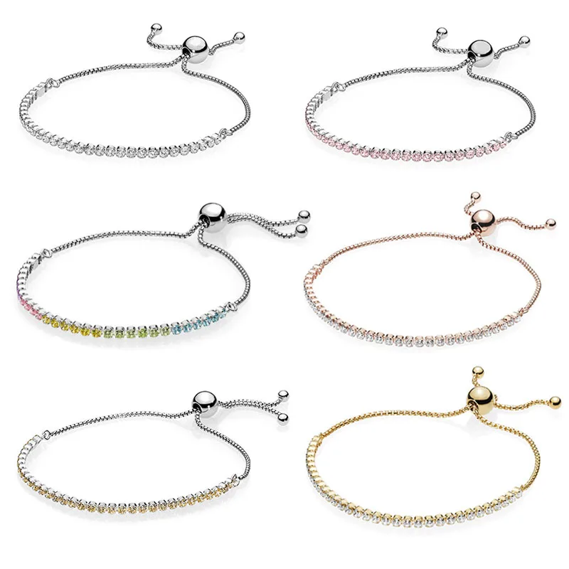 2018 925 Sterling Silver Golden Shine Sparkling Strand Bracelet Fit Original Women Pandora Bead Charm Bangle DIY Jewelry
2018 925 Sterling Silver Golden Shine Sparkling Strand Bracelet Fit Original Women Pandora Bead Charm Bangle DIY Jewelry