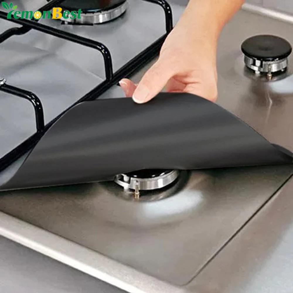 LemonBest Protector Liner Cover For Cleaning Kitchen accessory silver 4Pcs Reusable Foil Gas Hob Range Stove Top Burner
LemonBest Protector Liner Cover For Cleaning Kitchen accessory silver 4Pcs Reusable Foil Gas Hob Range Stove Top Burner