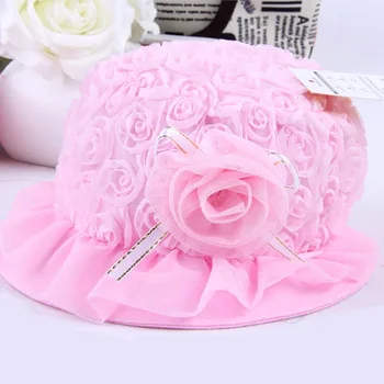 Spring and summer sun hat girl baby baby princess hat basin hat lace flower children's hat 48cm 1pcs
Spring and summer sun hat girl baby baby princess hat basin hat lace flower children's hat 48cm 1pcs