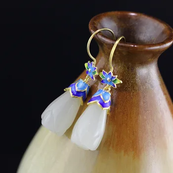 S925 silver jewelry Shaolan technology of natural and MS. Tian Yu Ruili blossom Earrings
S925 silver jewelry Shaolan technology of natural and MS. Tian Yu Ruili blossom Earrings