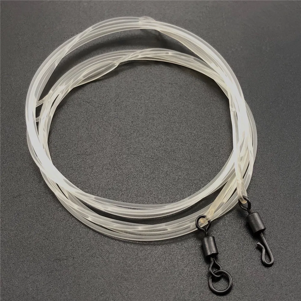 1M 35LB Clear color Fluorocarbon carp lead free leader with flex ring quick change swivel lead core leader looped
1M 35LB Clear color Fluorocarbon carp lead free leader with flex ring quick change swivel lead core leader looped