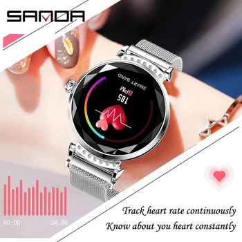 2019 SANDA NEW women smart watch LED display screen fashion luxury brand women wrist strap watch multifunction Waterproof watch
2019 SANDA NEW women smart watch LED display screen fashion luxury brand women wrist strap watch multifunction Waterproof watch